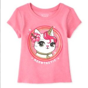 The Children's Place Caticorn Meowtastic Tee